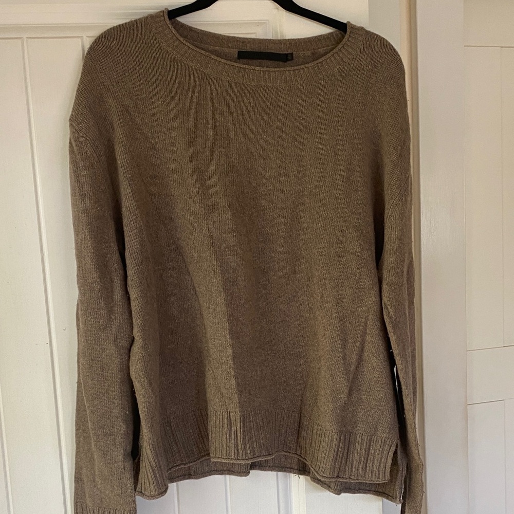 Jenni Kayne Everyday Sweater in Taupe XL